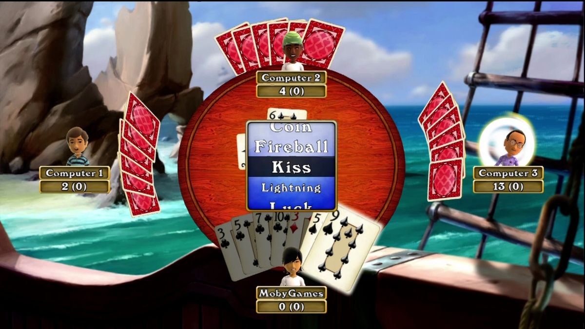 Hardwood Hearts (Xbox 360) screenshot: Selecting a "Foom" animation and its target.