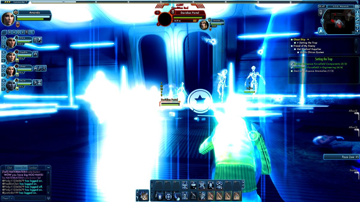Star Trek Online (Windows) screenshot: Devidian attack