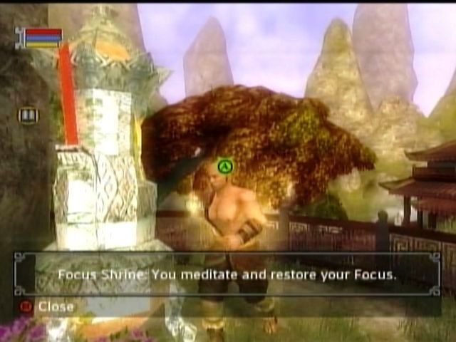 Jade Empire (Xbox) screenshot: Focus Shrine