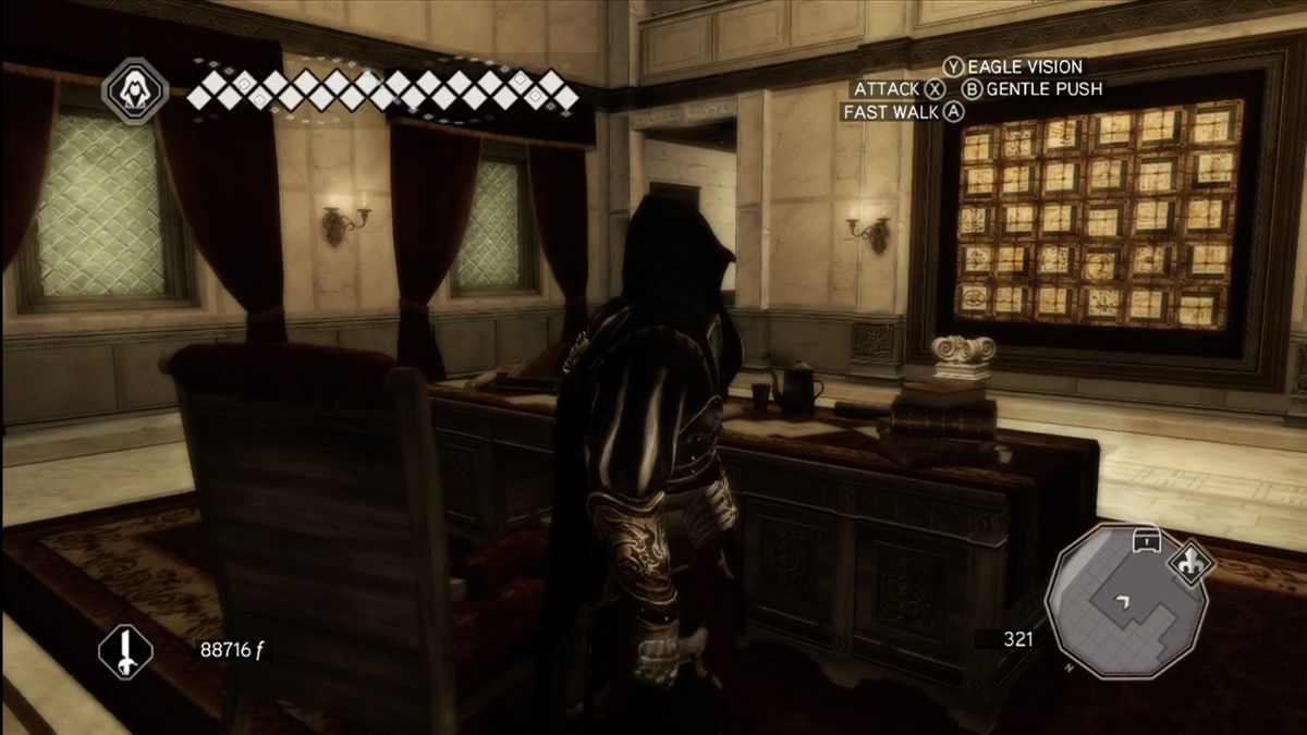 Assassin's Creed II (Xbox 360) screenshot: Codex pages are scattered around Italy. What could they mean?