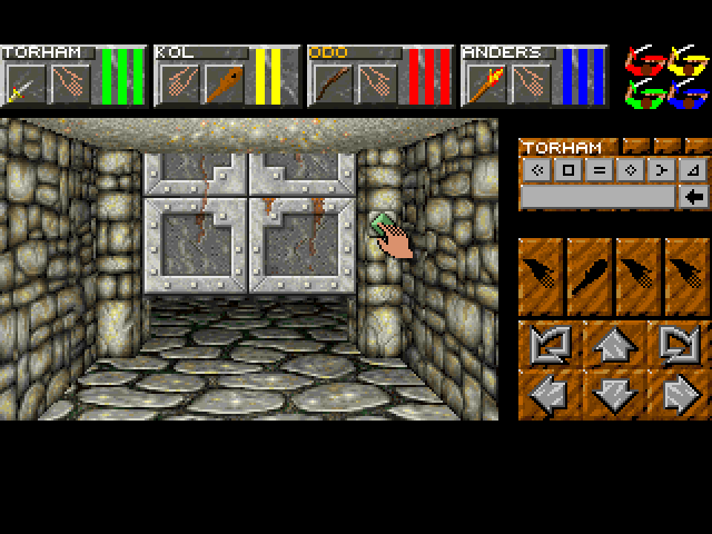 Return to Chaos (Windows) screenshot: Dungeon Master II - Opening a gate.