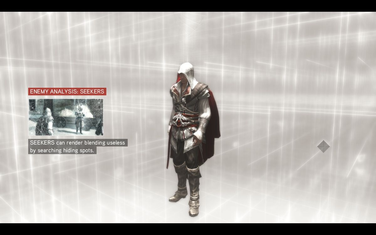 Assassin's Creed II (Windows) screenshot: The loading screen is once again interactive