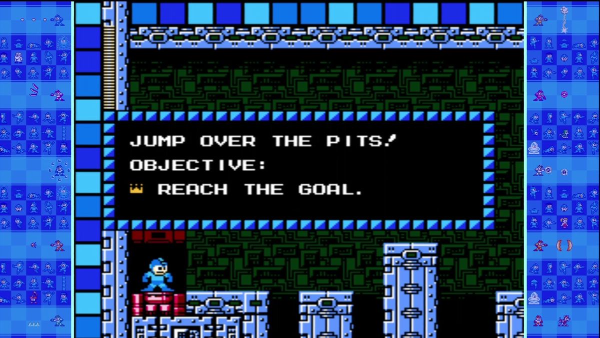 Mega Man 10 (Xbox 360) screenshot: Each challenge has a simple goal.