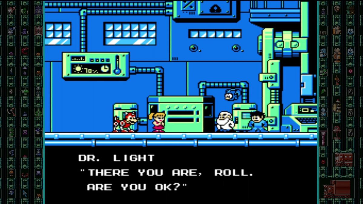 Mega Man 10 (Xbox 360) screenshot: What's wrong with Roll?