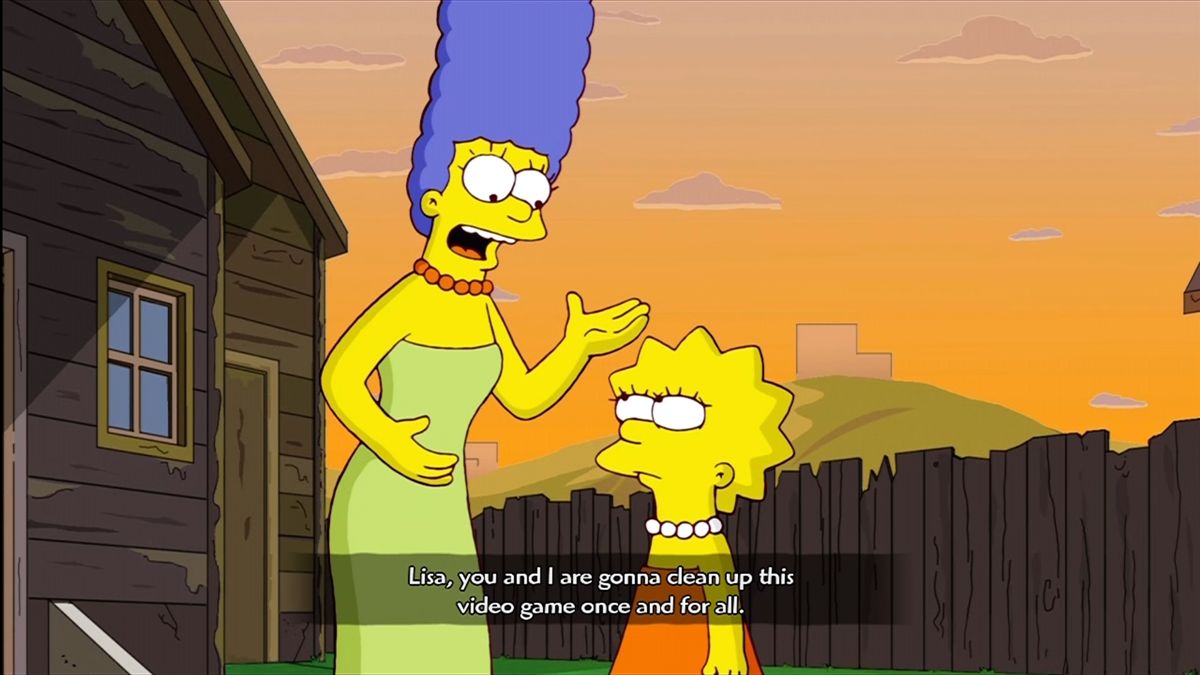 Simpsons Game Recompiled usa The Simpsons Game de Xbox 360 como base