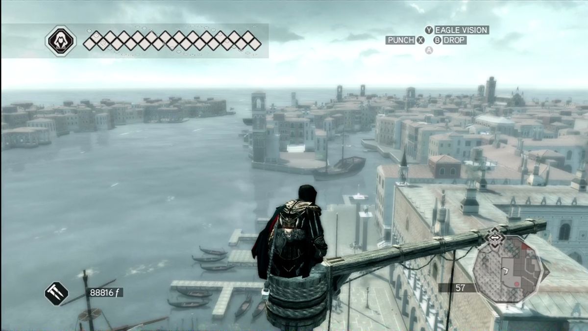 Assassin's Creed II (Xbox 360) screenshot: Ahh, Venice.