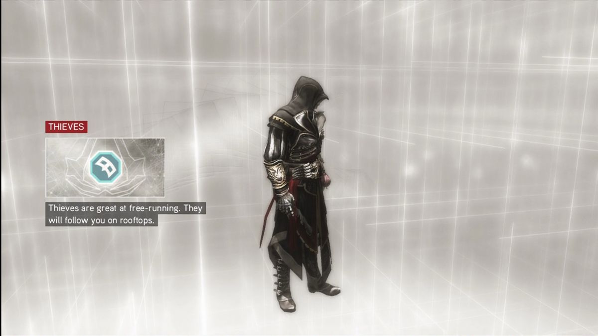 Assassin's Creed II (Xbox 360) screenshot: Loading screen from "inside" the Animus.
