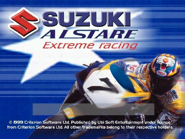Suzuki Alstare Extreme Racing (Windows) screenshot: Title screen