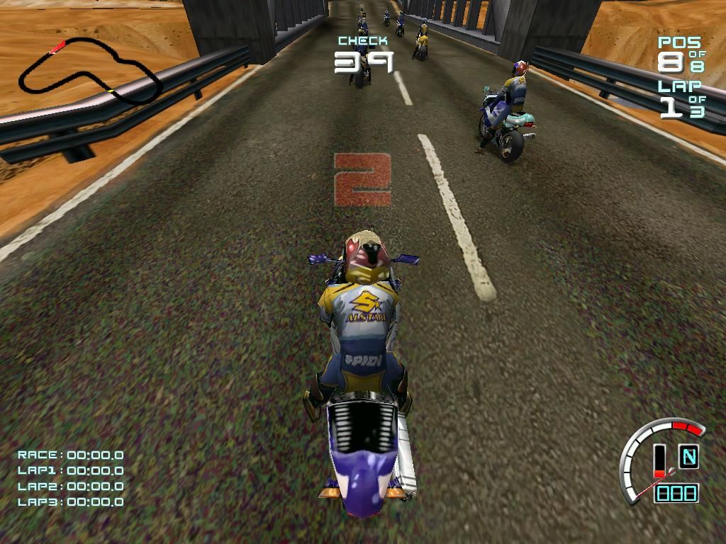 Suzuki Alstare Extreme Racing (Windows) screenshot: Race start!