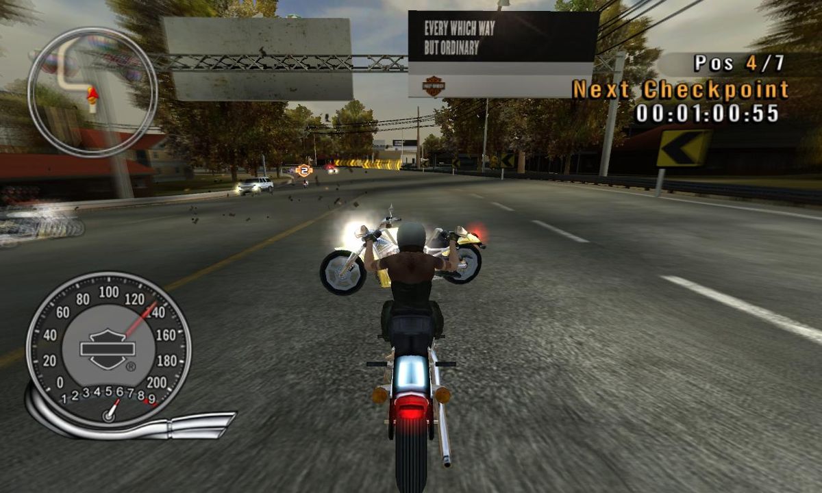 Screenshot of Harley-Davidson: Race to the Rally (Windows, 2006) - MobyGames