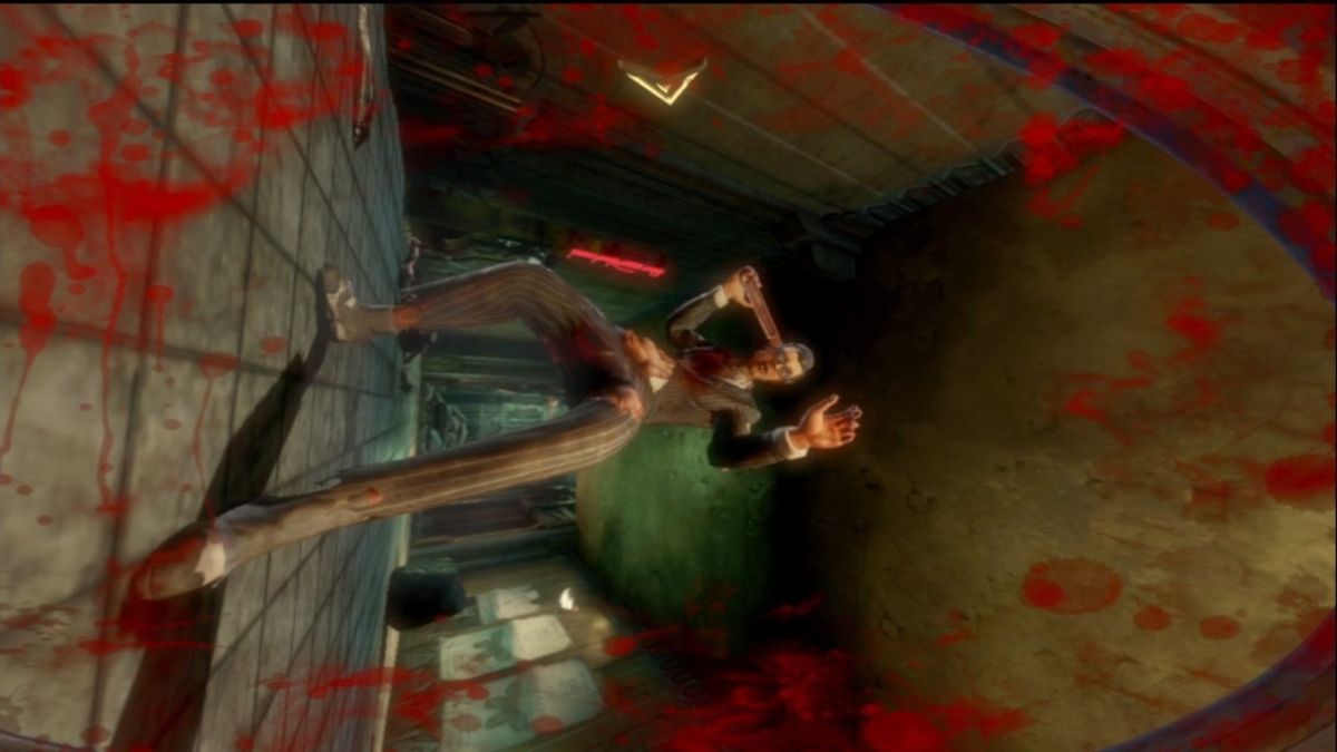 BioShock 2 (Xbox 360) screenshot: I'm dead - damn splicers.