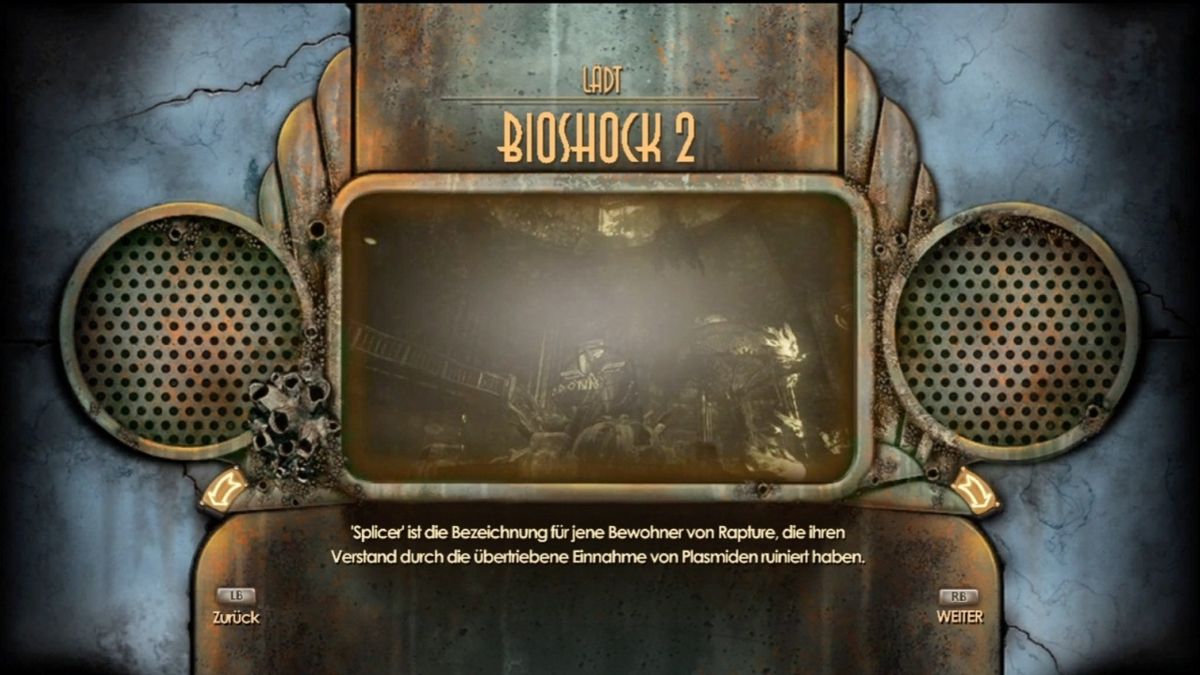 BioShock 2 (Xbox 360) screenshot: Loading Screen