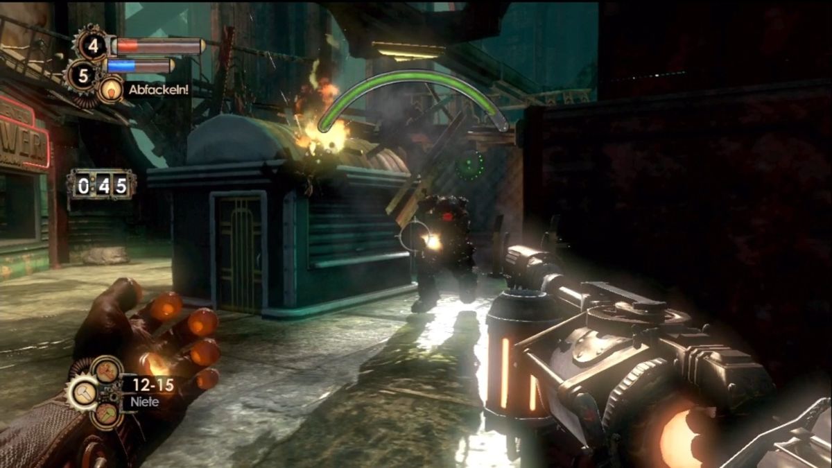 BioShock 2 (Xbox 360) screenshot: The lighting effects are quiet good.