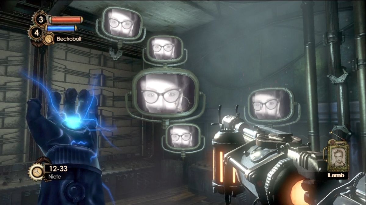 BioShock 2 (Xbox 360) screenshot: The new face of evil: Dr. Sophia Lamb.