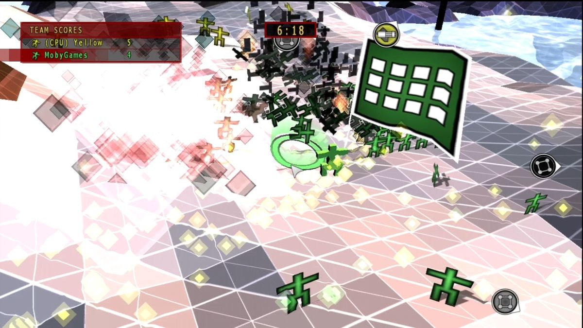 Darwinia+ (Xbox 360) screenshot: But grenades are just as deadly to formations.