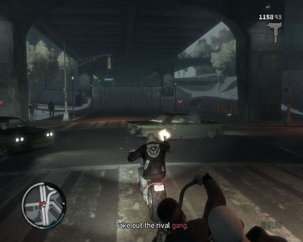 Grand Theft Auto IV: The Lost and Damned (Windows) screenshot: ...which means killing a few enemies...