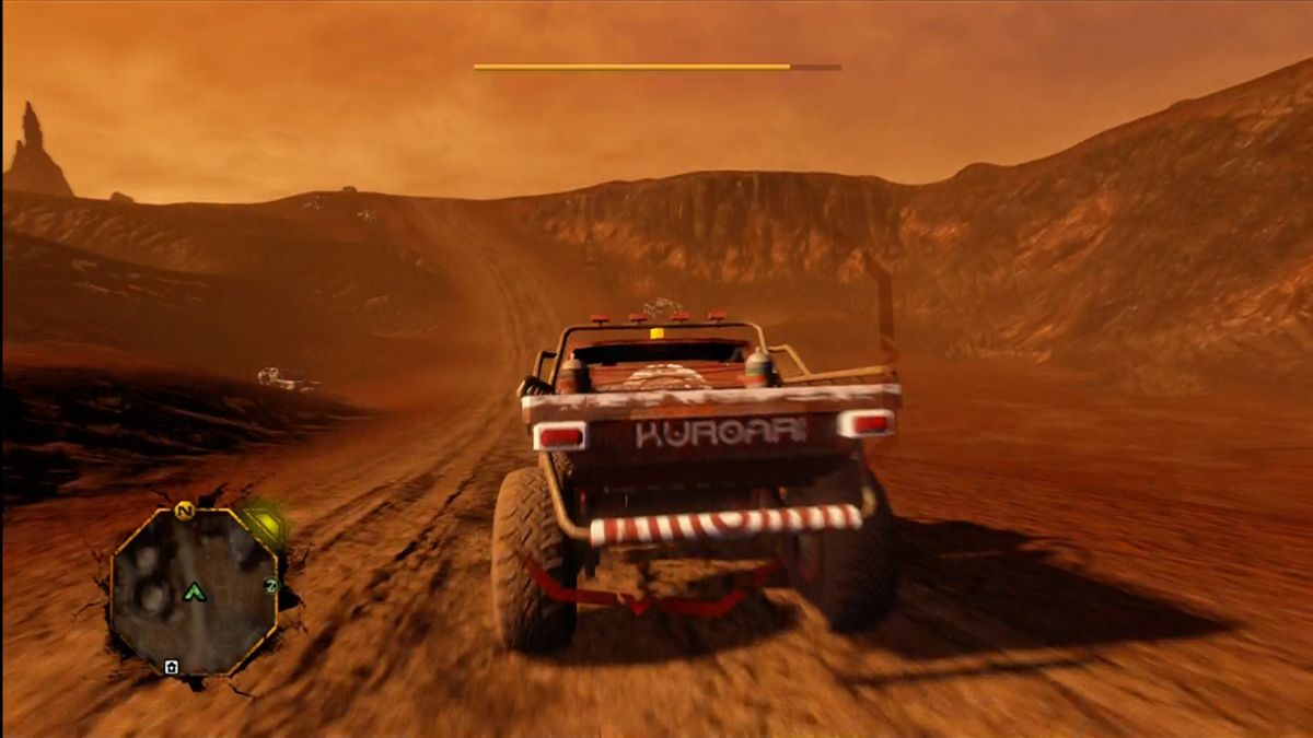 Red Faction: Guerrilla (Xbox 360) screenshot: Free Fire Zone. Can't get here until you take down EDF artillery.