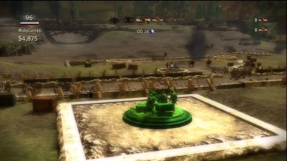 Toy Soldiers (Xbox 360) screenshot: Placing a new unit.