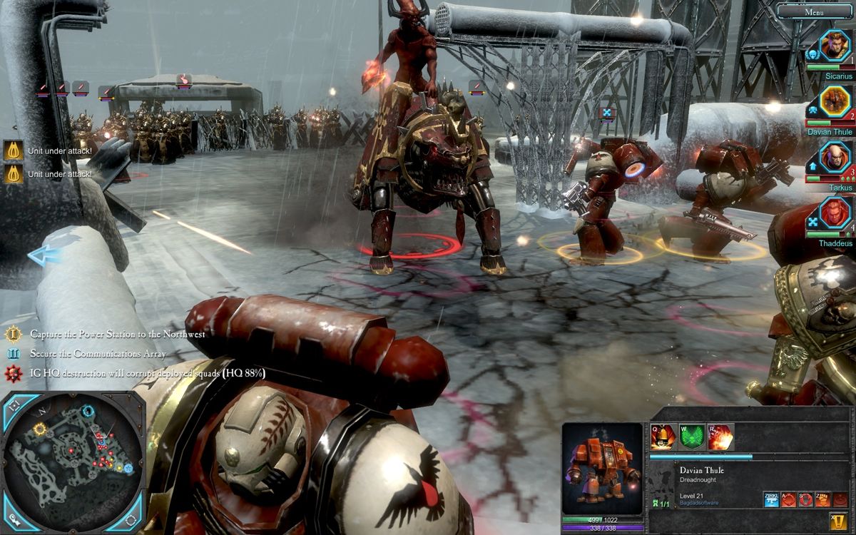 Screenshot of Warhammer 40,000: Dawn of War II - Chaos Rising (Windows,  2010) - MobyGames