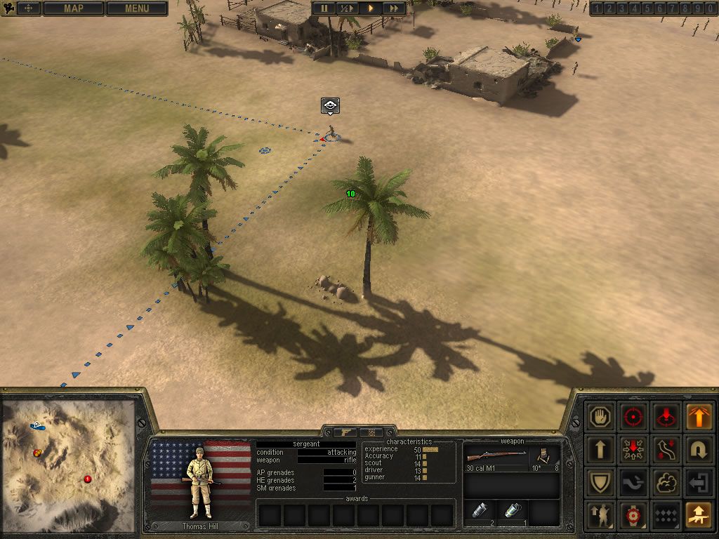 Screenshot of Theatre of War 2: Africa 1943 (Windows, 2009) - MobyGames