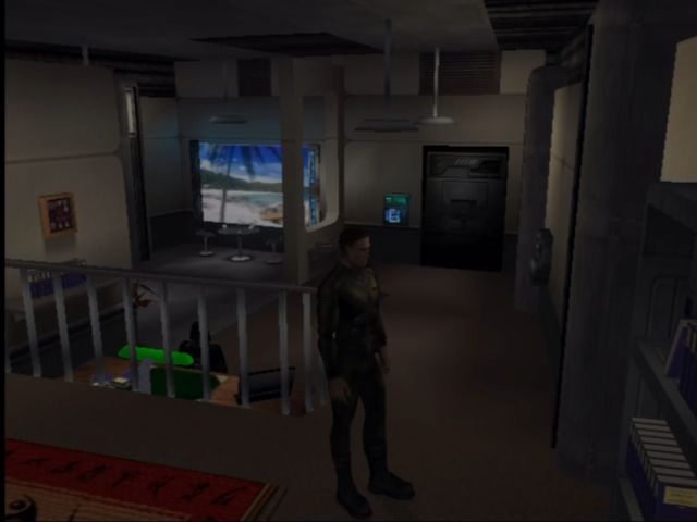 Run Like Hell (Xbox) screenshot: Nick's apartment.
