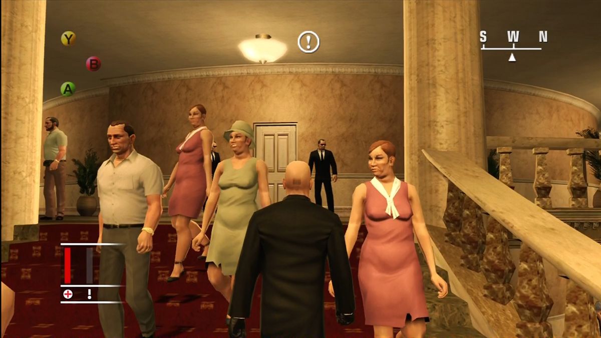 Hitman: Blood Money (Xbox 360) screenshot: Contract at an opera house.