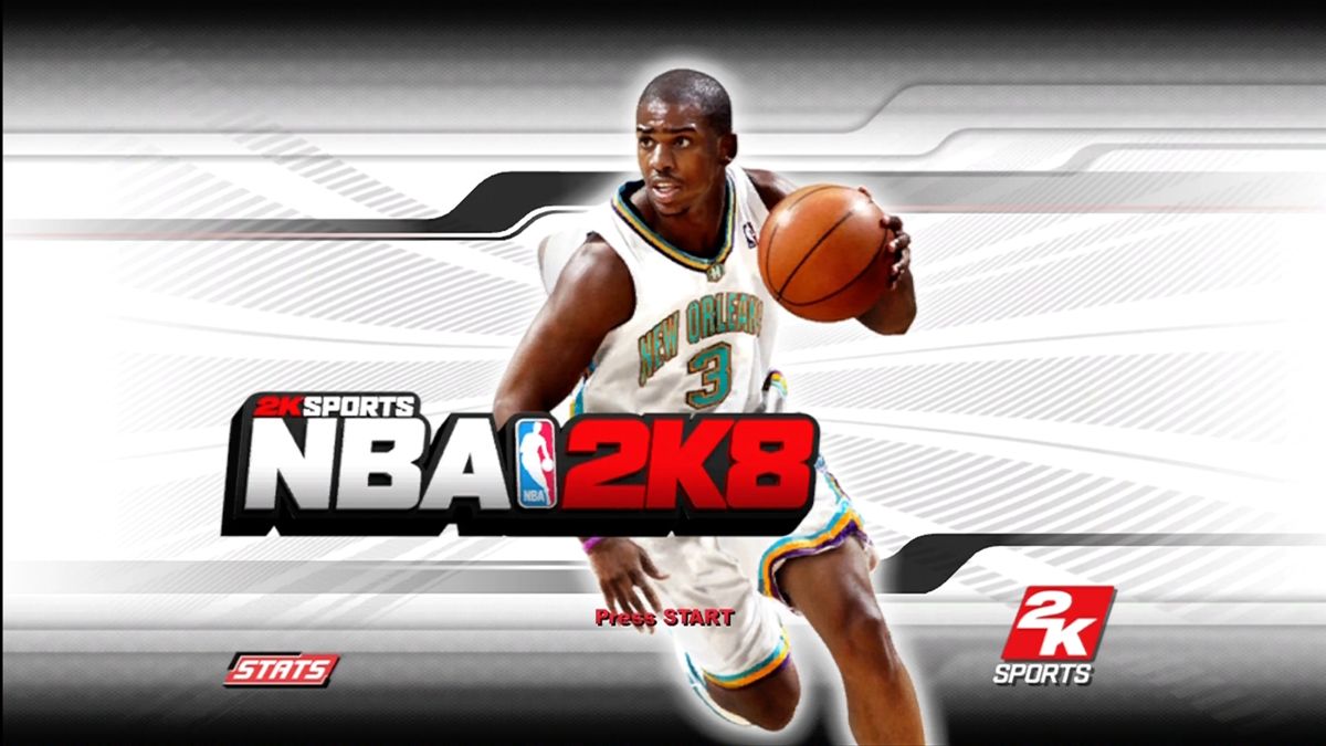 NBA 2K8 (Xbox 360) screenshot: Title screen.