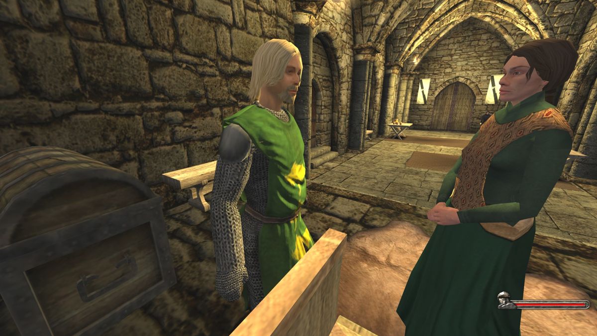 Mount & Blade: Warband (Windows) screenshot: Well, hello there. Wanna marry me?