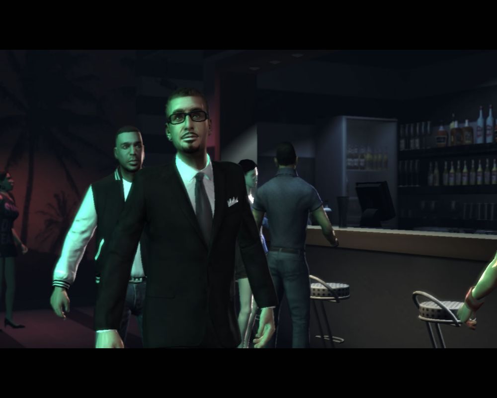 Grand Theft Auto: The Ballad of Gay Tony (Windows) screenshot: Tony Prince, called "Gay Tony", Luis' boss and business partner