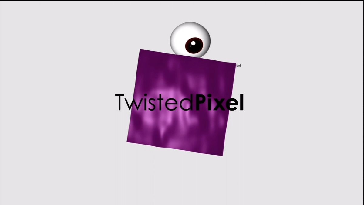 The Maw (Xbox 360) screenshot: Twisted Pixel's logo gets a Maw update.