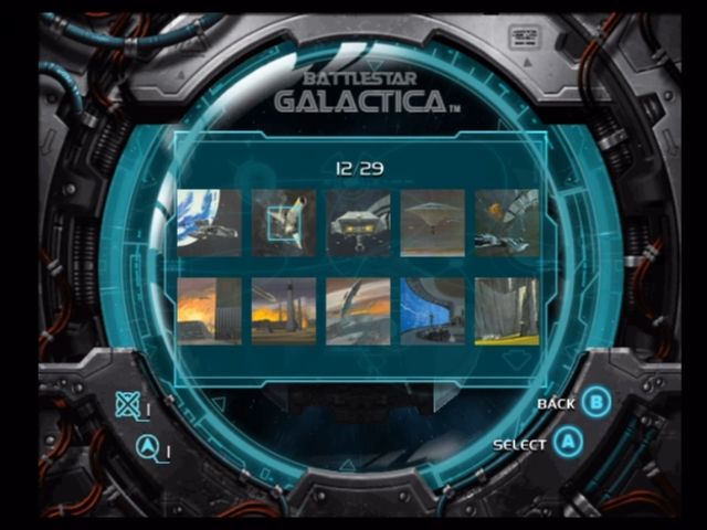 Battlestar Galactica (Xbox) screenshot: Unlockables for strong performance.