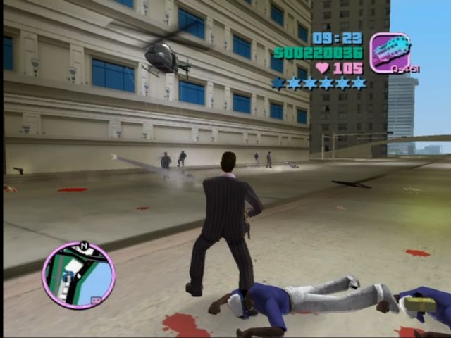 Rockstar Games Double Pack: Grand Theft Auto (Xbox) screenshot: Obligatory "Say 'ello to ma lil' frien"