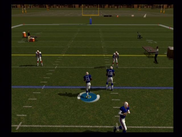 ESPN NFL Football (Xbox) screenshot: Training camp teaches the controls and fundamentals.