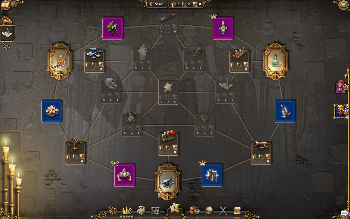 The Settlers 7: Paths to a Kingdom (Windows) screenshot: The science-tree.