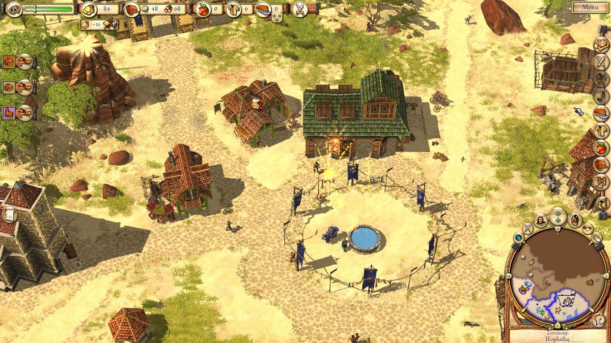 The Settlers: Rise of an Empire - The Eastern Realm (Windows) screenshot: Celebrating promotion