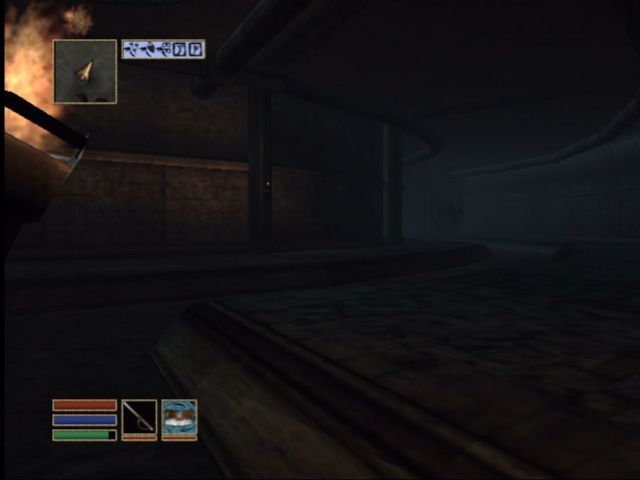 The Elder Scrolls III: Morrowind - Game of the Year Edition (Xbox) screenshot: Spooks in the sewers!