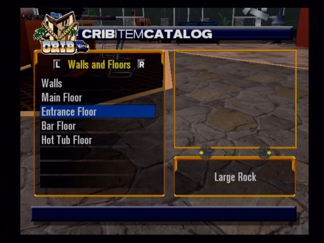 ESPN NFL Football (Xbox) screenshot: Customize down to the floors and the walls.