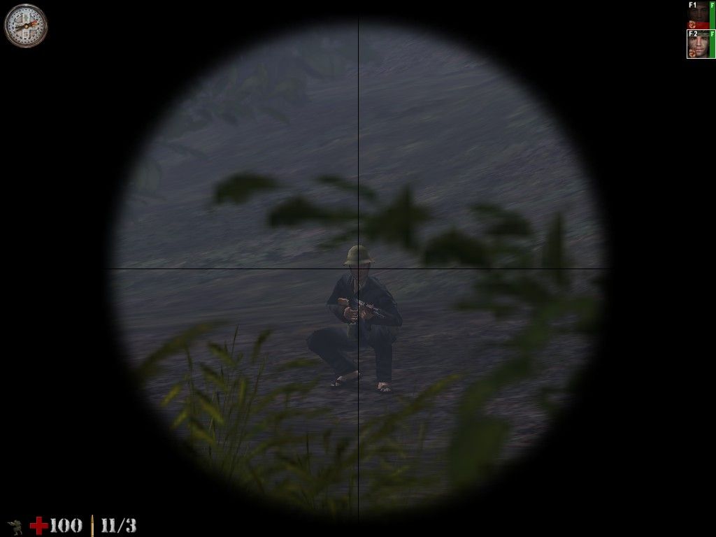 Line of Sight: Vietnam (Windows) screenshot: Sniping