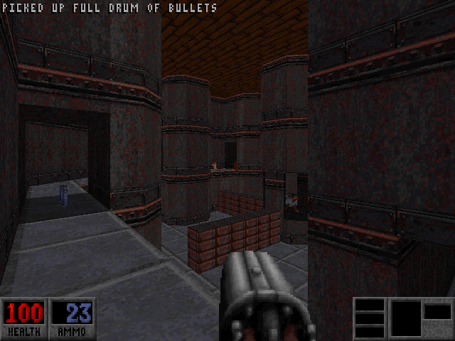 Blood: Plasma Pak (DOS) screenshot: Second new multiplayer map - Power