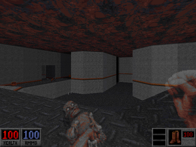 Blood: Plasma Pak (DOS) screenshot: Third new multiplayer map - Area 15