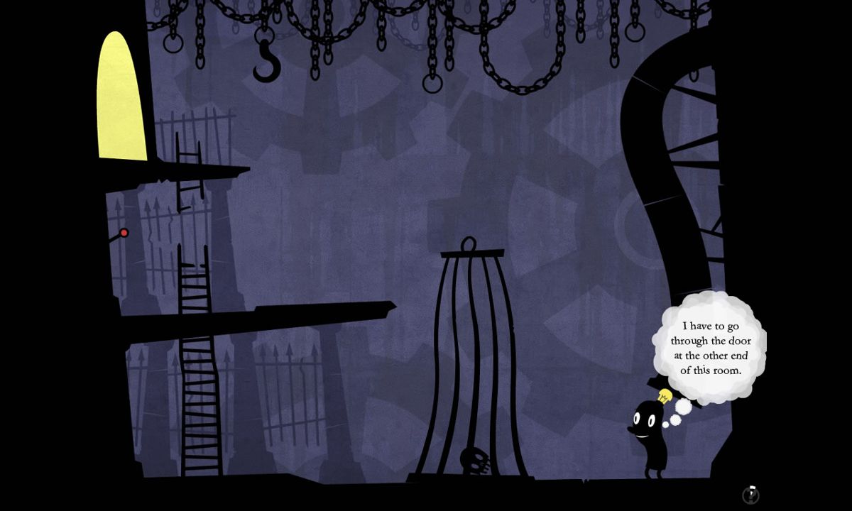 Hamlet (Windows) screenshot: Operate the machinery to reach the exit