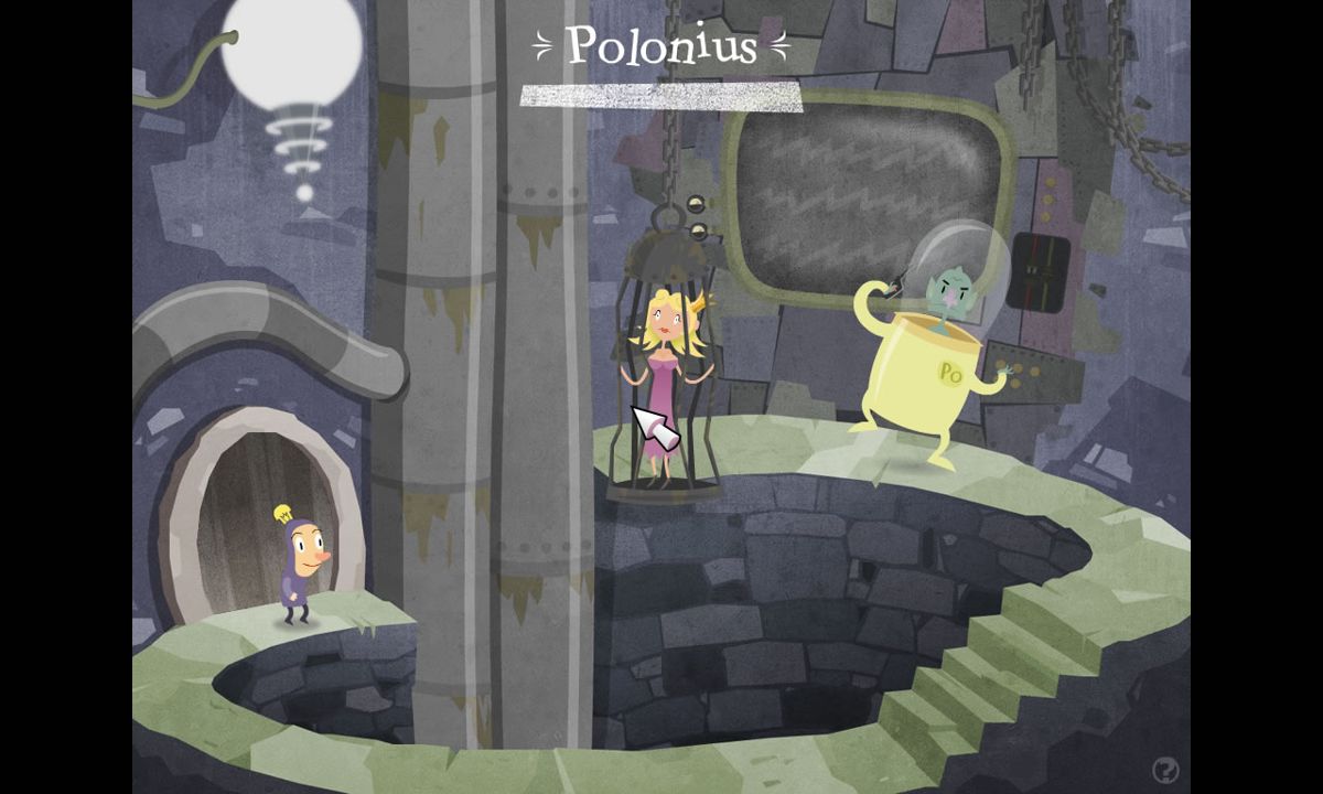 Hamlet (Windows) screenshot: Boss fight with Polonius