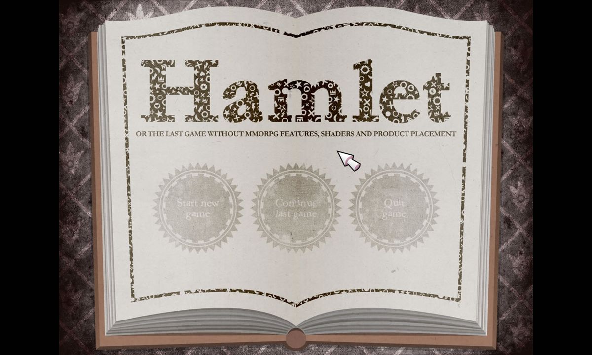 Hamlet (Windows) screenshot: Title screen