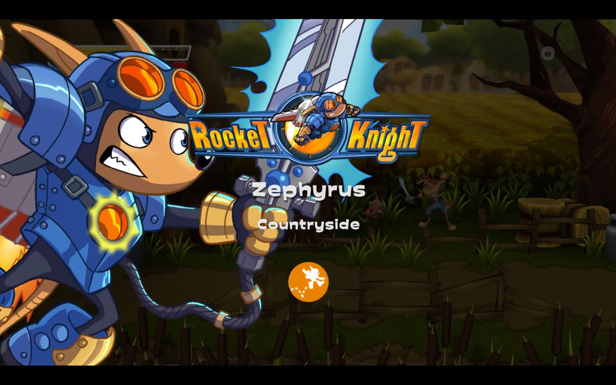 Rocket Knight (Windows) screenshot: Level introduction screen