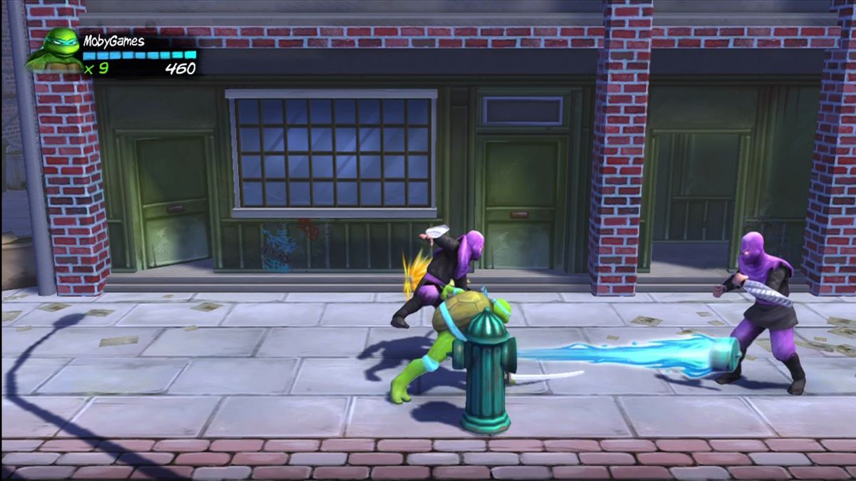 Teenage Mutant Ninja Turtles: Turtles in Time Re-Shelled (Xbox 360) screenshot: Use the environment to your advantage.