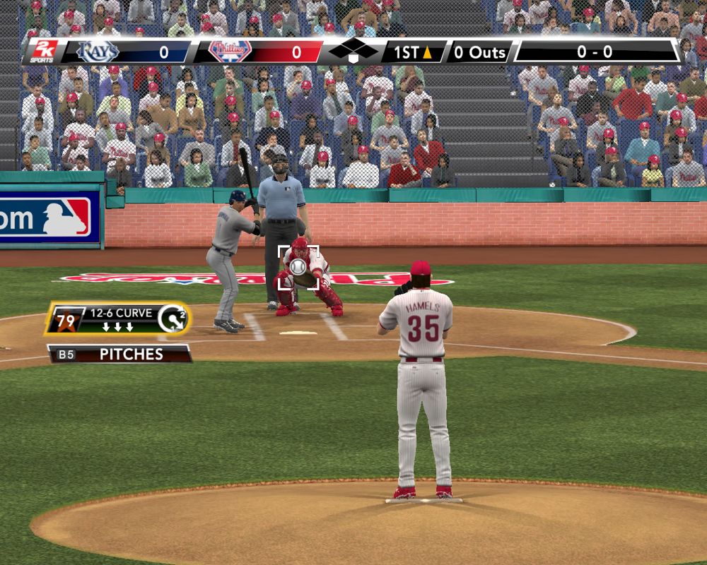 Major League Baseball 2K9 (Windows) screenshot: Pitching (demo version)
