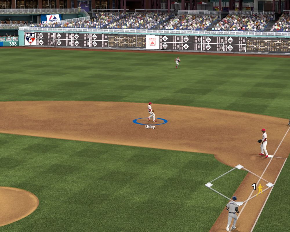 Major League Baseball 2K9 (Windows) screenshot: Fielding (demo version)