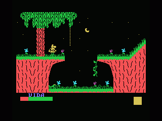 Sir Fred (MSX) screenshot: Jump