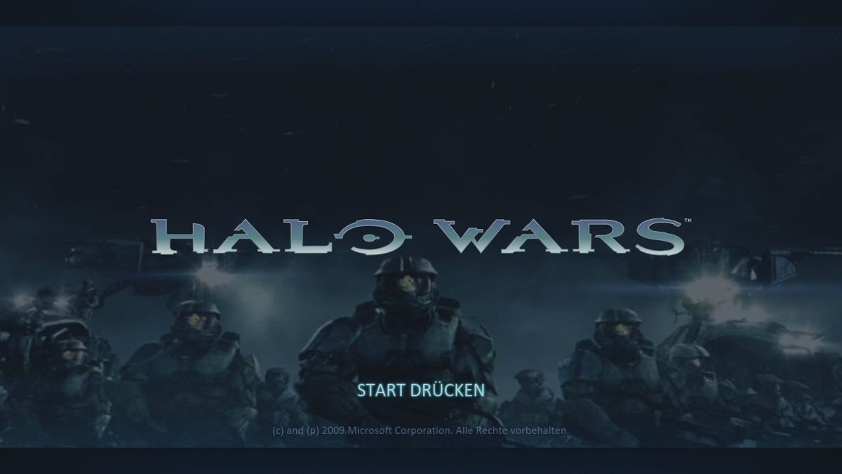 Halo Wars (Xbox 360) screenshot: Title Screen