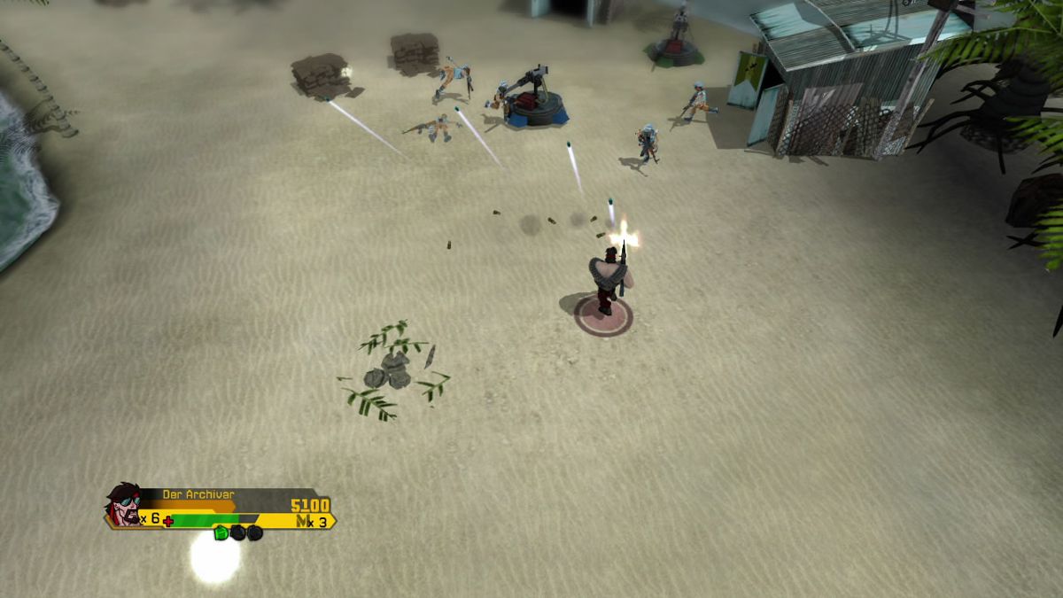 Wolf of the Battlefield: Commando 3 (Xbox 360) screenshot: There are no negotiations, just brute force.
